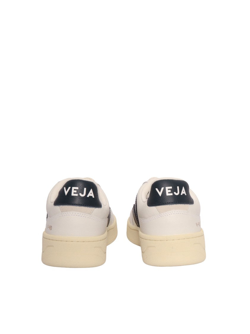Veja Ex White Nautico Leather Sneakers