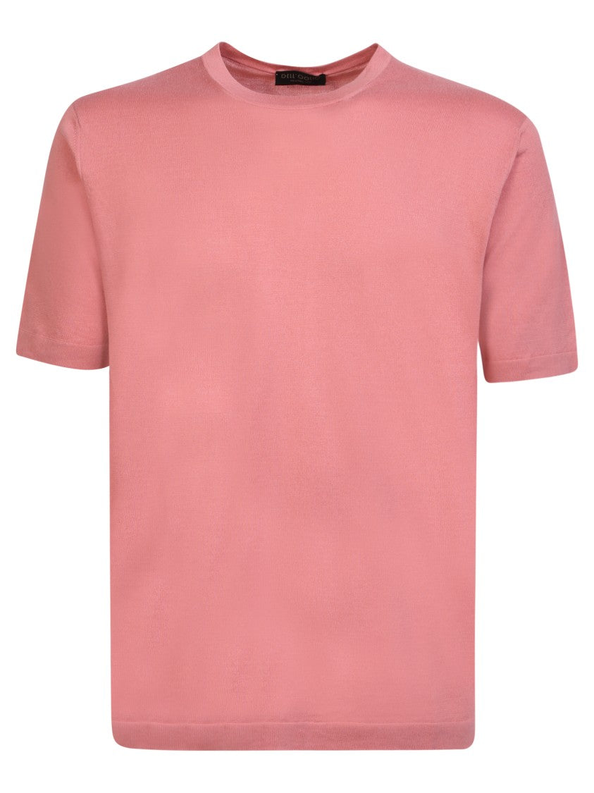 Dell'oglio Salmon Cotton T-Shirt