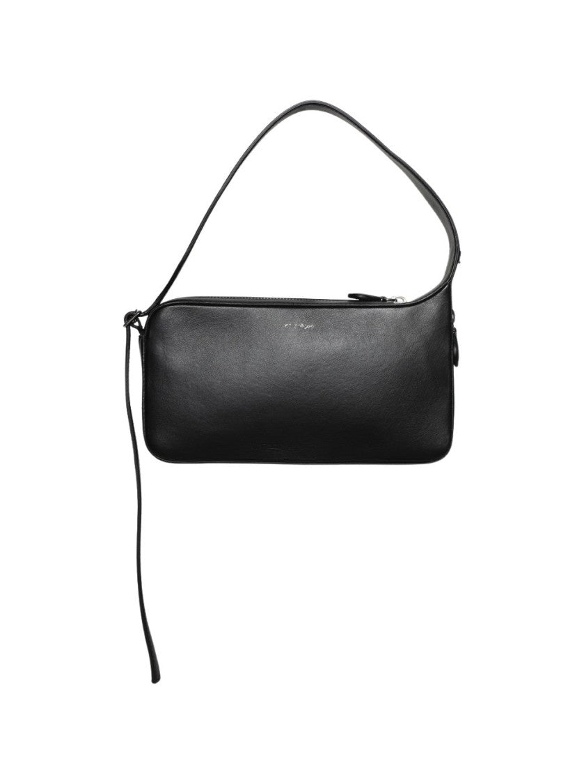 Courrèges Leather Racer Bag Black