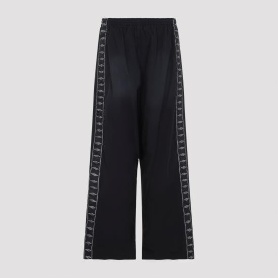 Balenciaga Relaxed-Fit Jogger Pants With Side Logo Stripe