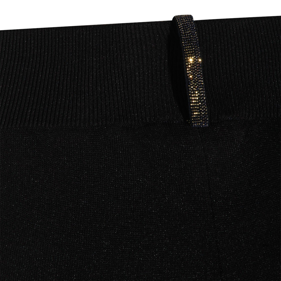 Fabiana Filippi Straight-Leg Navy Trousers With Elastic Waistband And Tailored Fit