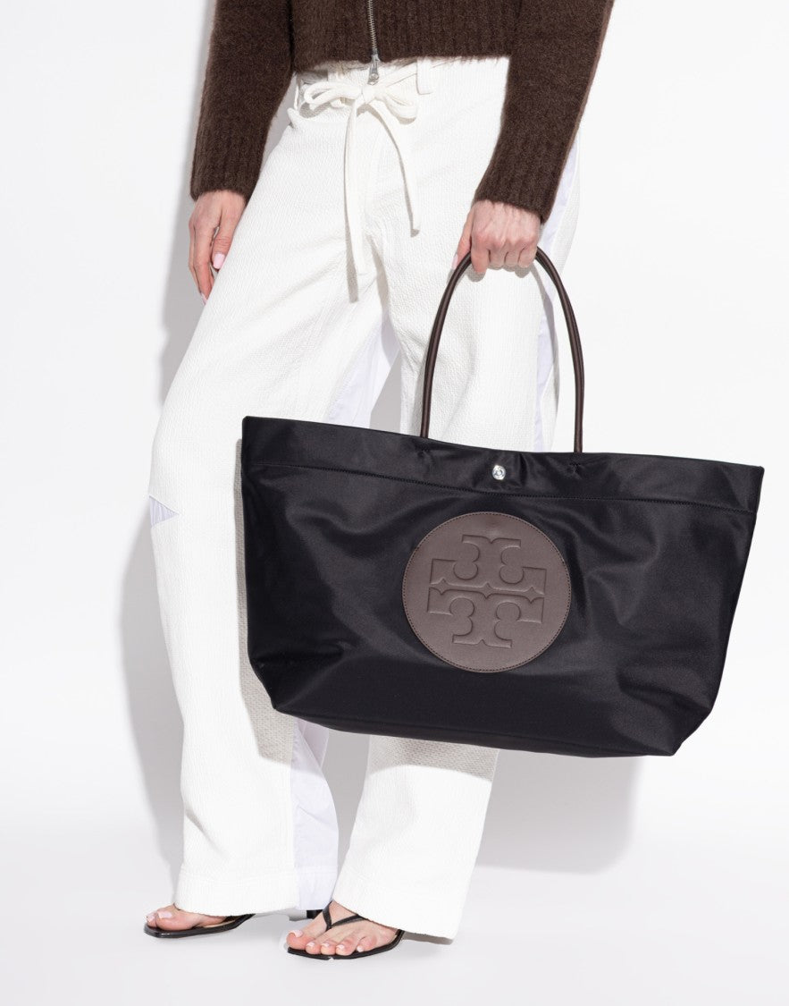 Tory Burch Ella Twist Logo Tote Bag