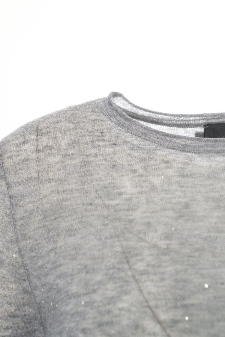 Pinko Slim Fit Pullover With Lurex Highlights