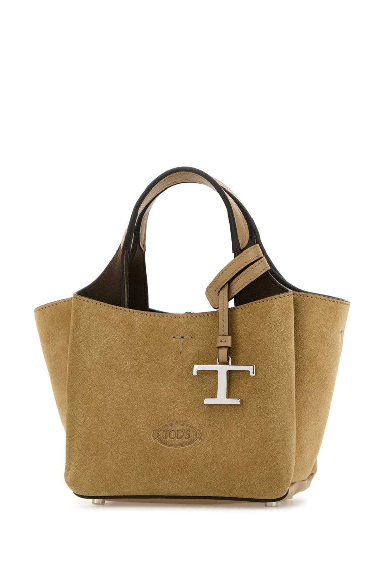 Tod's Cappuccino Suede Micro Handbag