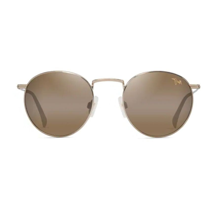 Maui Jim Pukaua Minimalist Round Frame Sunglasses With Adjustable Nose Pads