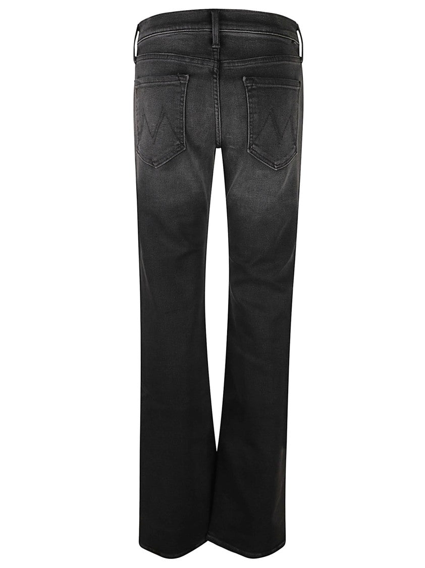 Mother High-Rise Flared Jeans With Classic Five-Pocket Design