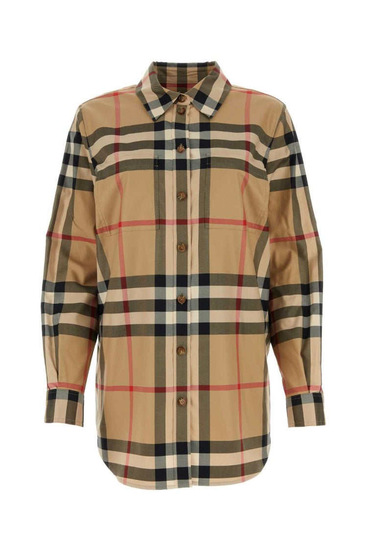 Burberry Embroidered Cotton Shirt