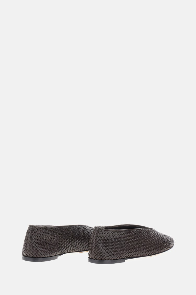 Bottega Veneta Ballerina Flats In Braided Leather