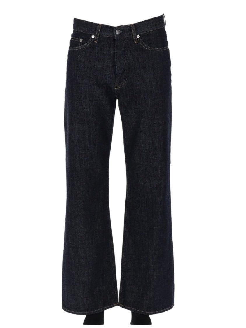Sunflower Dark Indigo Relaxed Flared Jeans