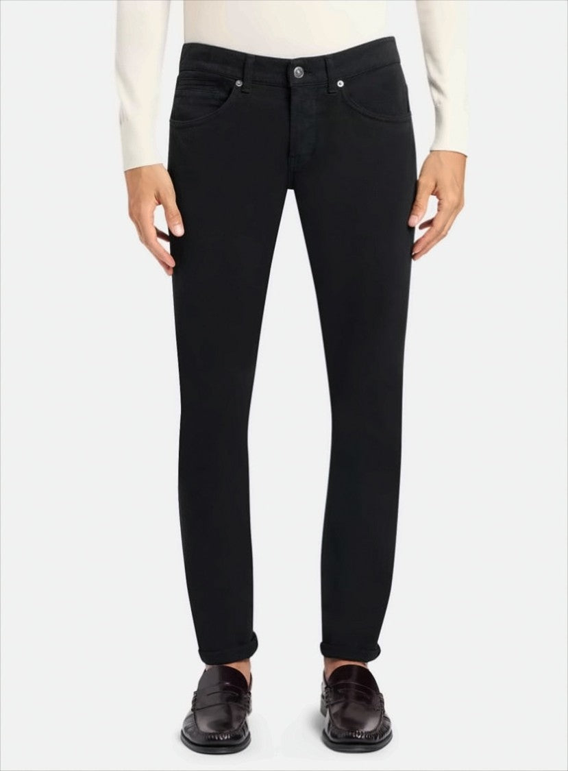 Dondup Slim-Fit Black Denim George Trousers