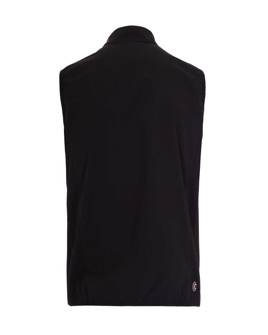 Colmar Originals Sleeveless Black Vest With Zippered Pockets