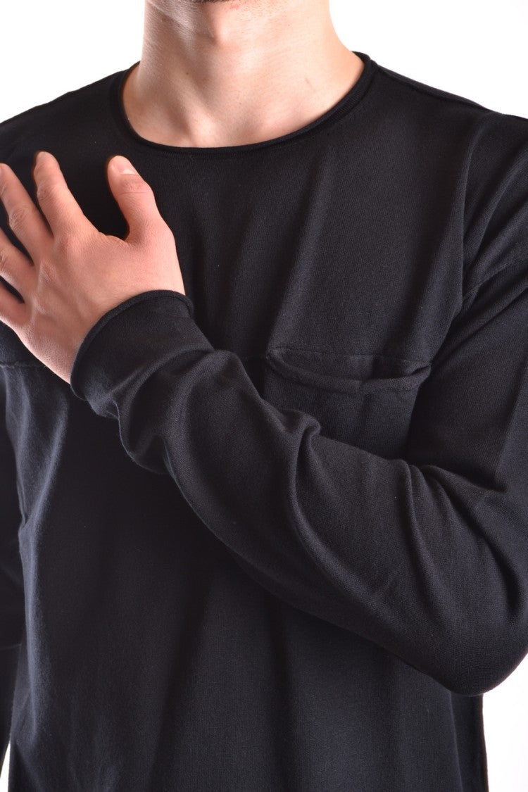 Isabel Benenato Relaxed Fit Black Knitwear Sweater