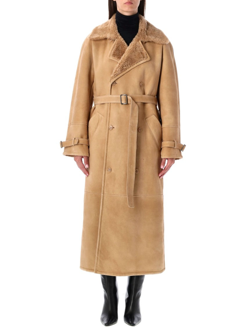 Sword Shearling Trench