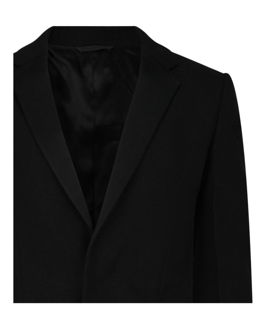 Givenchy Evening Structured Jacket With Notched Lapels And Padded Shoulders