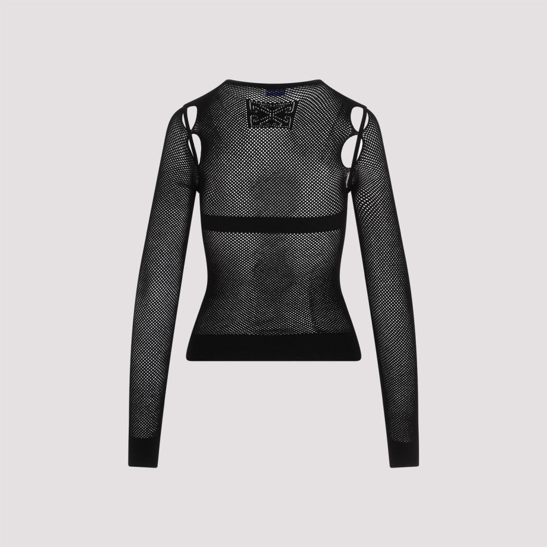 Off-White Net Arrow Bralette Black Viscose Top