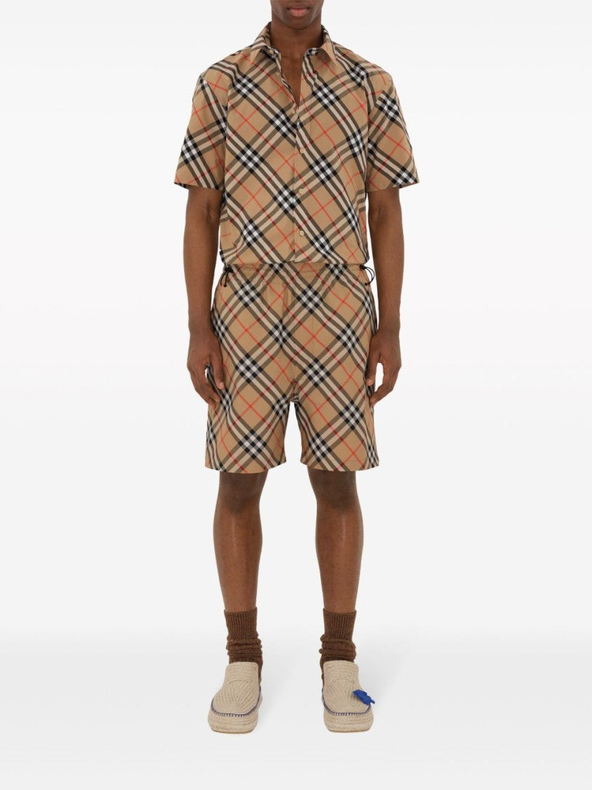 Burberry Check Print Short Sleeves