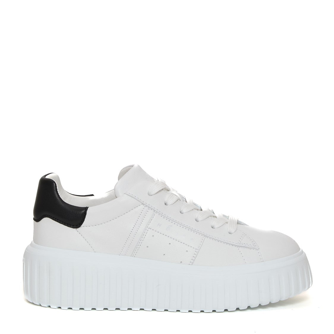 Hogan H Stripes White Nappa Sneakers