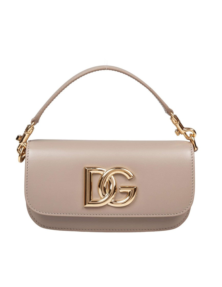 Dolce & Gabbana 3.5" Leather Crossbody Bag