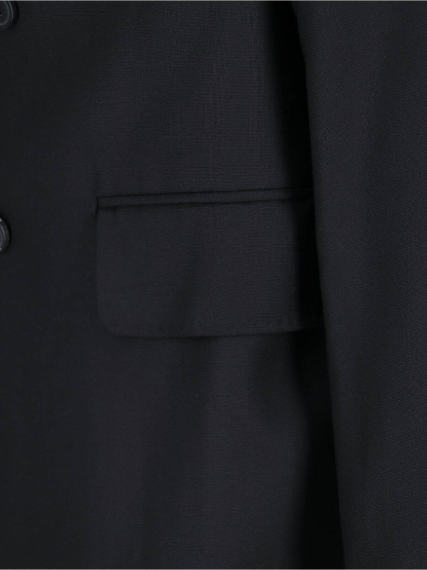 Our Legacy Double-Breasted Wool Suit Set With Notched Lapels