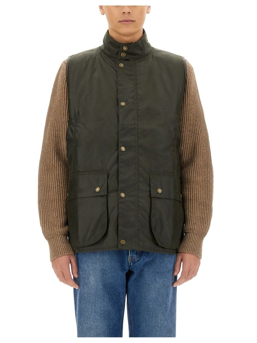 Baracuta X Barbour Vests With Logo