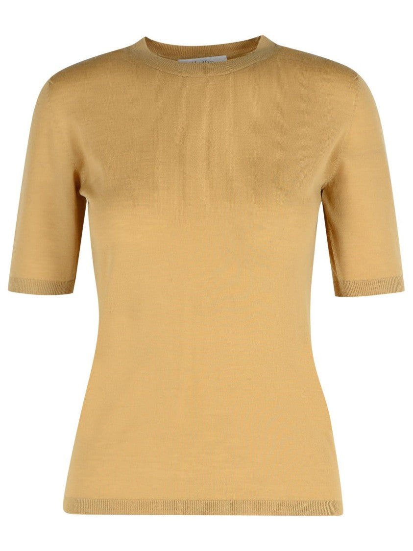 Max Mara 'Gerico' Sand Virgin Wool Sweater