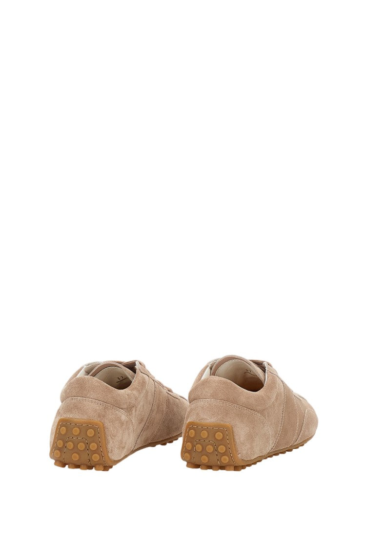 Tod's Panelled Light Pink Sneakers With Lace-Up Fastening