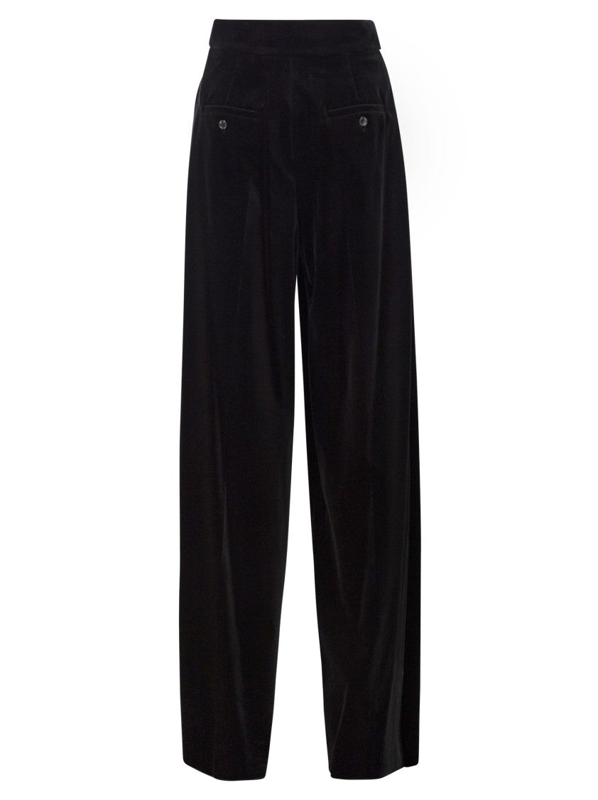 Max Mara Bratto1234 - Brushed Velvet Trousers