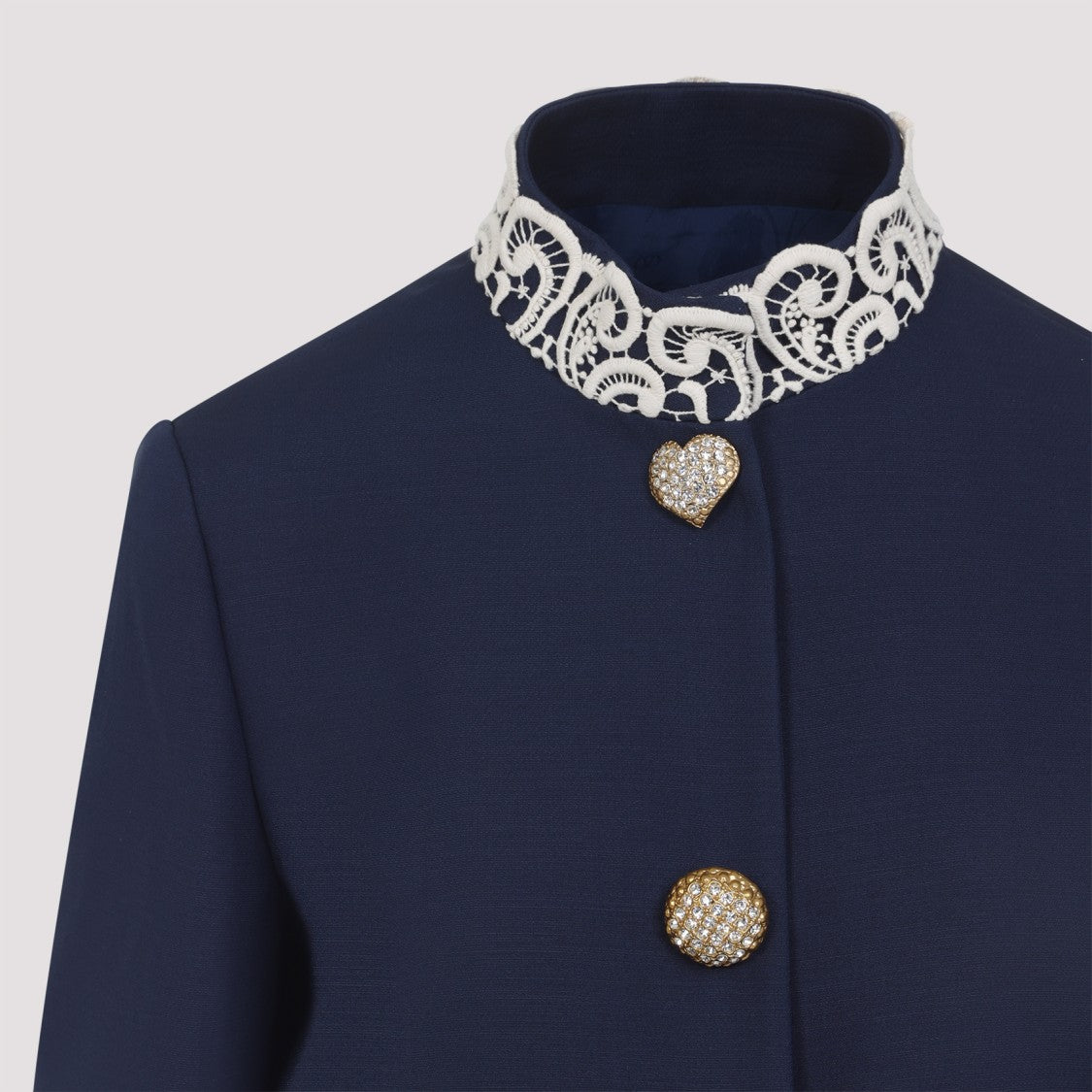 Valentino Blue Virgin Wool Jacket