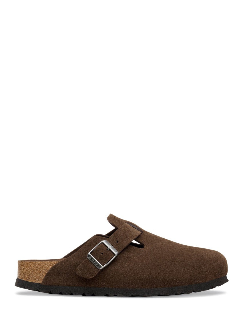 Birkenstock Closed Toe Suede Leather Sandals
