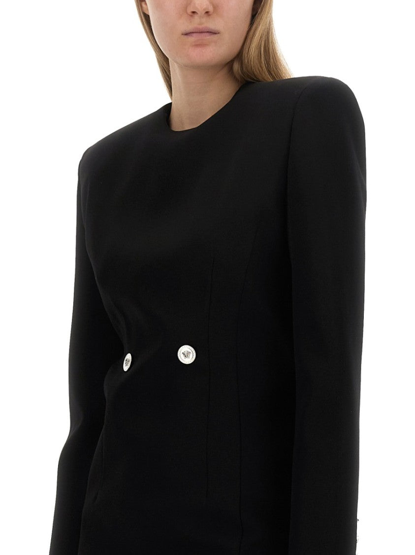 Versace Mini Grain De Poudre Dress