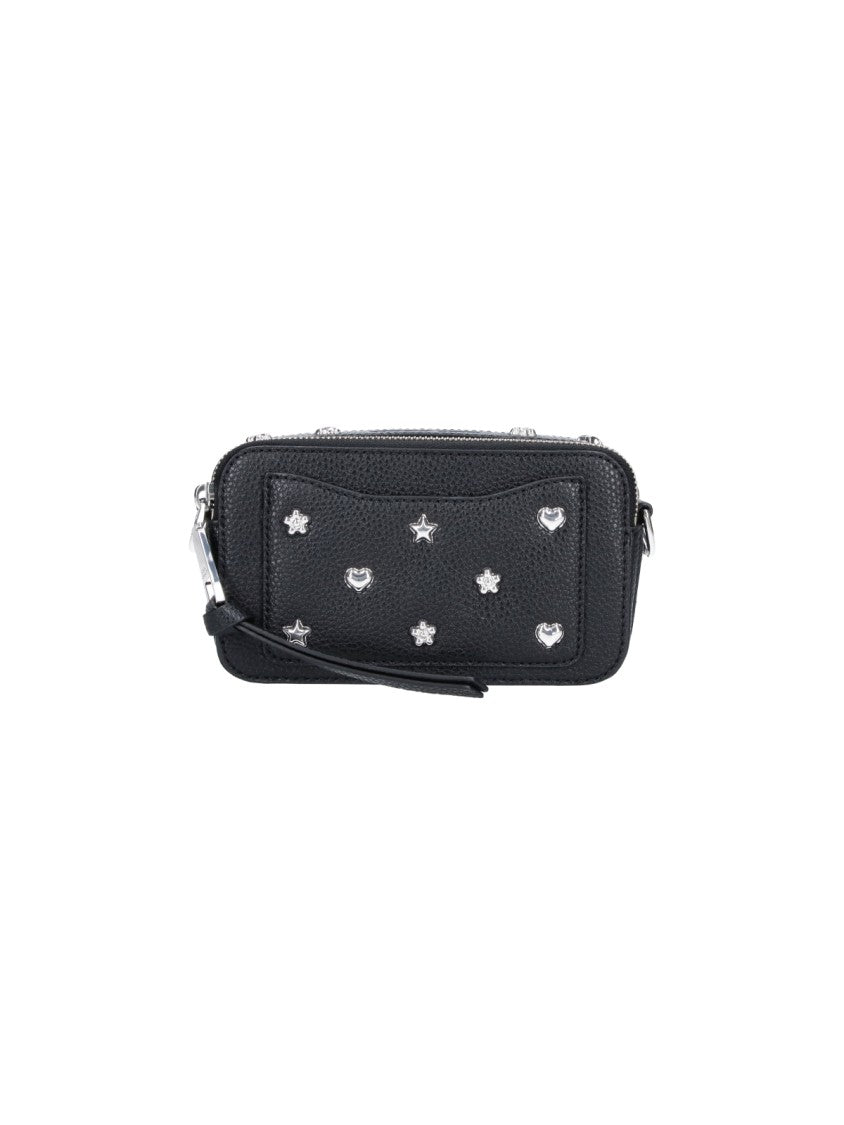 Marc Jacobs Black The Snapshot Calf Leather Bag