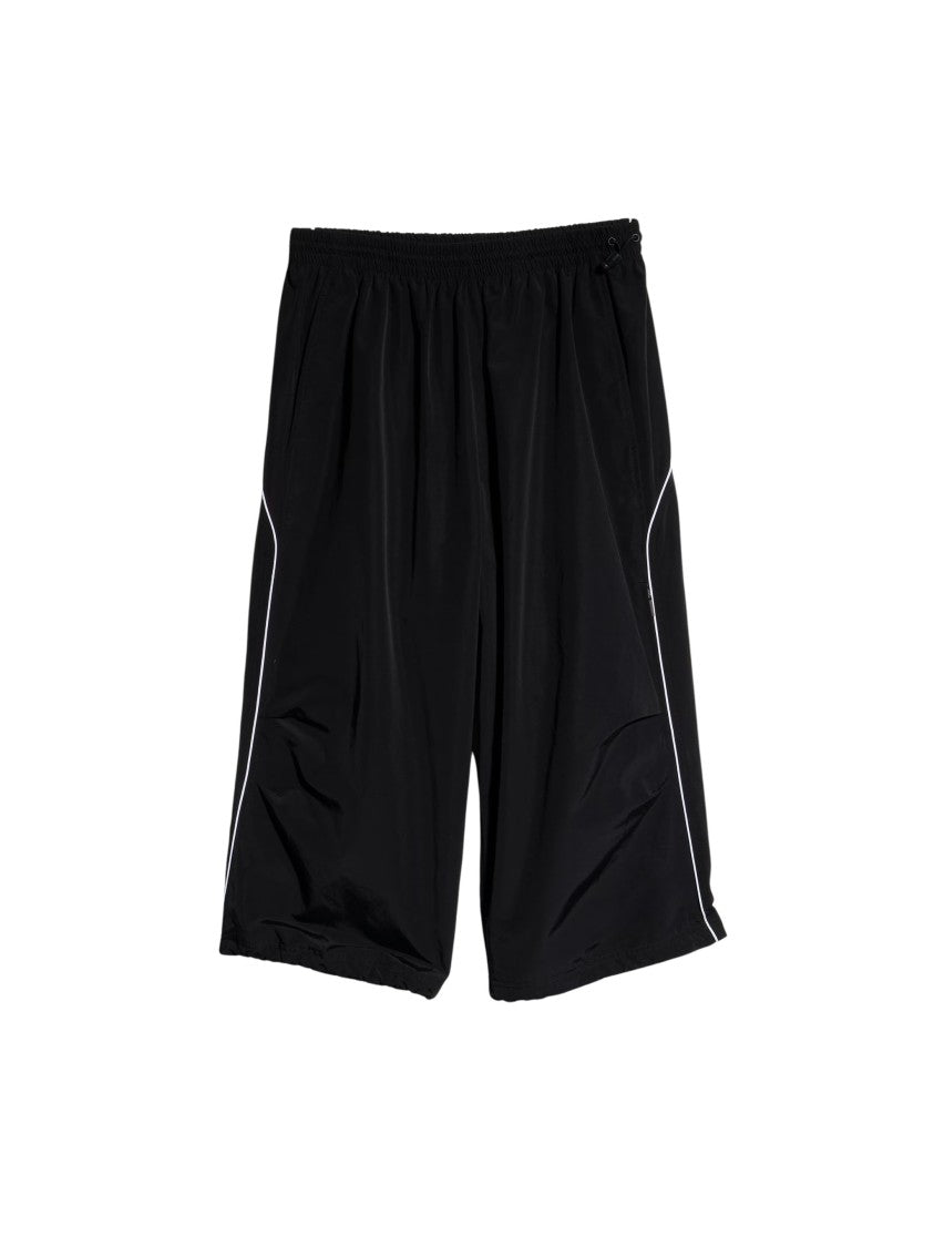 Gucci Black Interlocking G Cotton-Nylon Bermuda Shorts