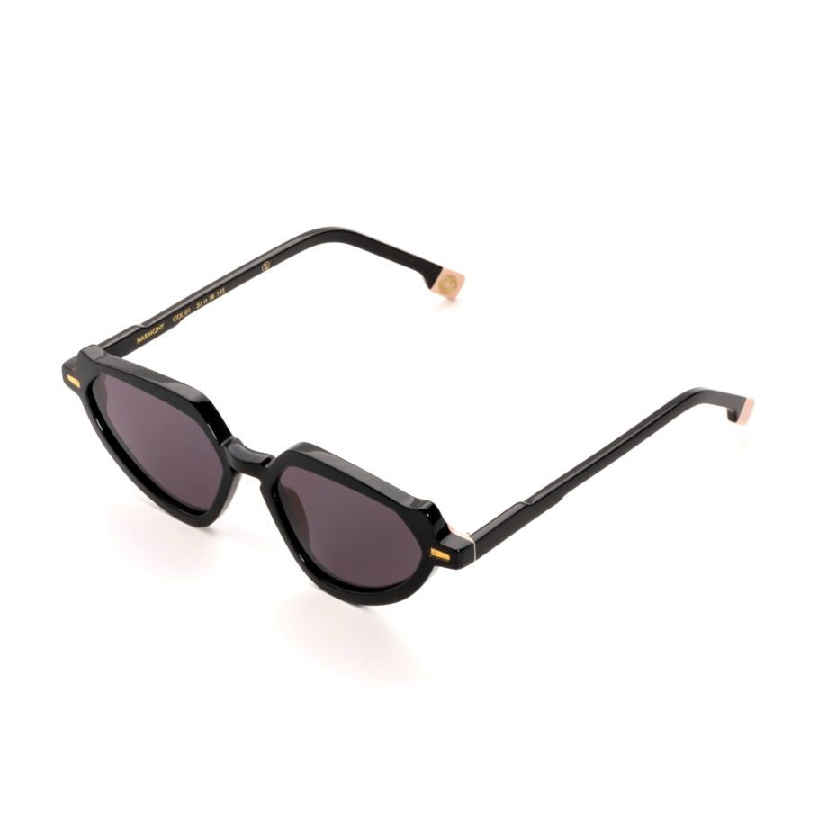 Kyme Harmony Bold Geometric Sunglasses With Glossy Finish