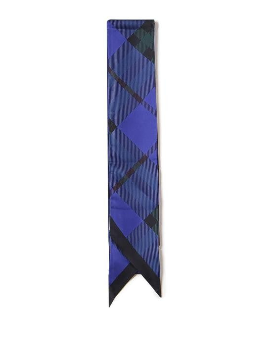 Burberry Geometric Silk Scarf With Pointed Ends