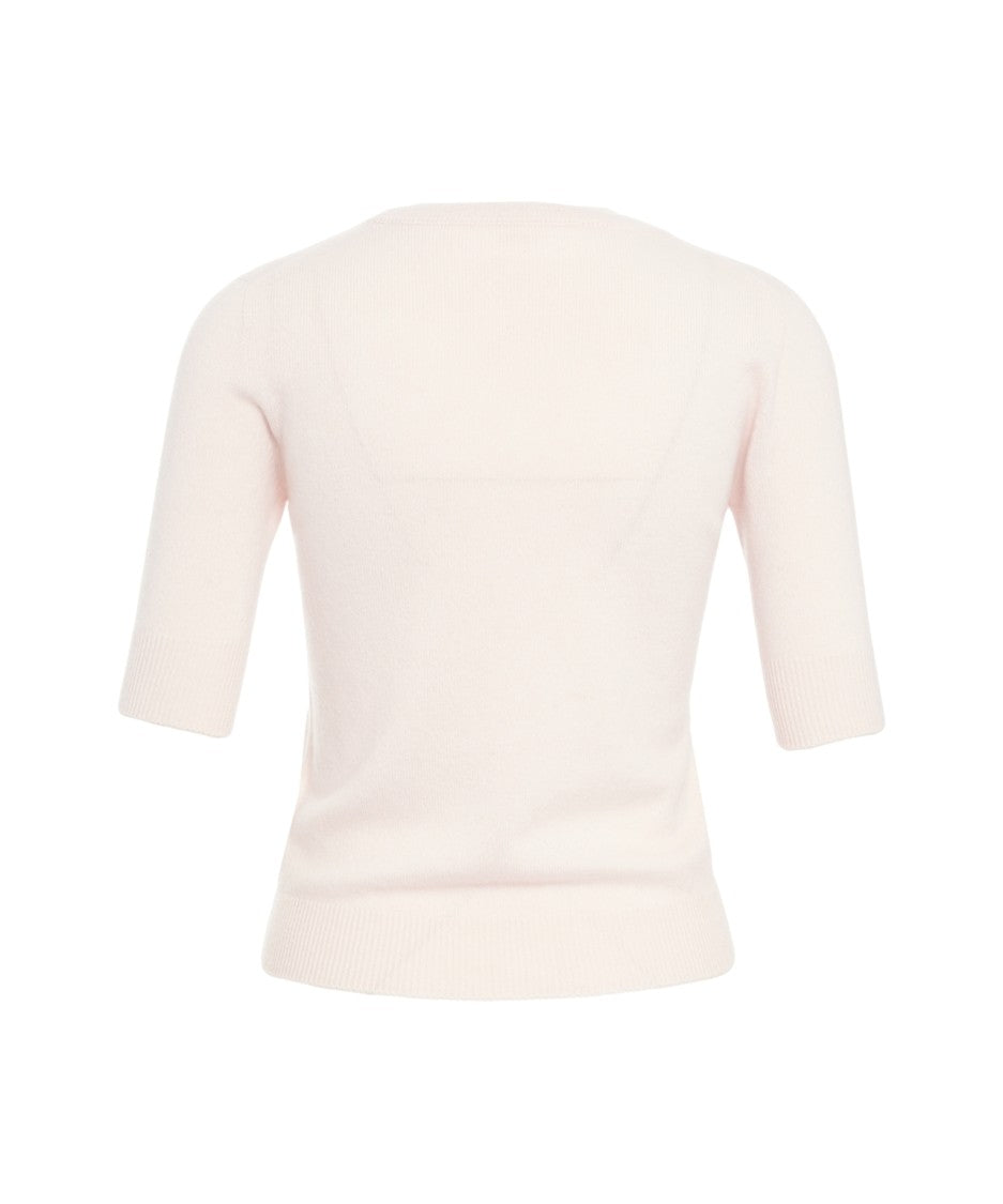 Mvm Fine-Knit Sweater With Round Neckline