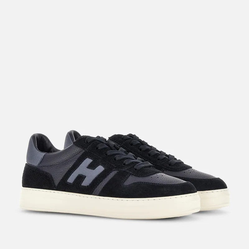 Hogan Suede Leather Low-Top Sneakers