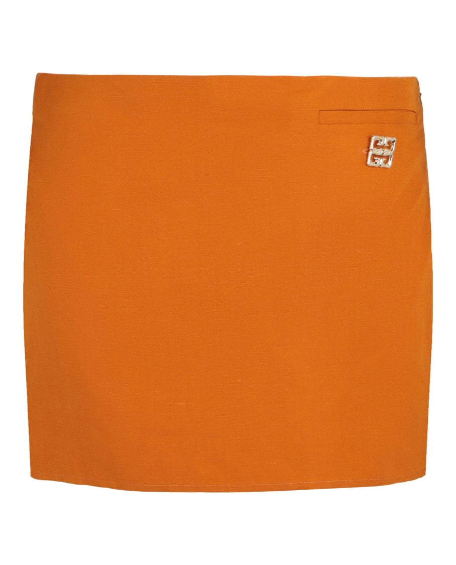 Givenchy Mini Skirt With 4G Emblem