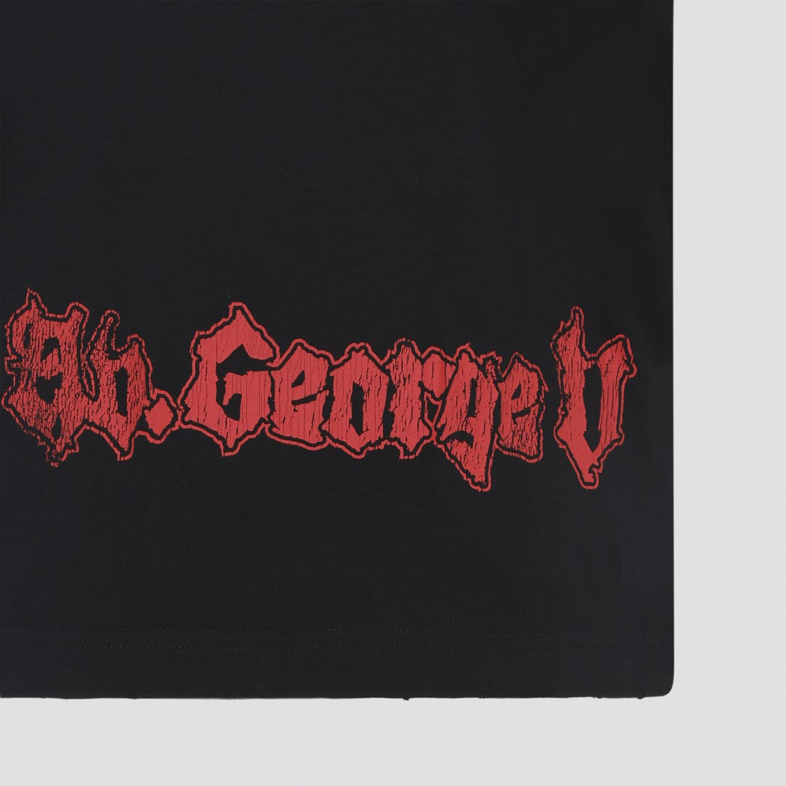 Balenciaga Black Cotton T-Shirt