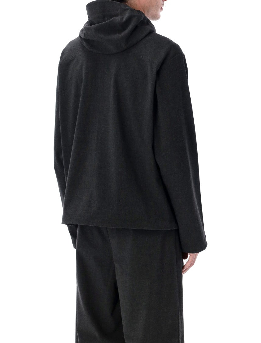 Hiking Patrol Waypoint Texture Hooded Jacket