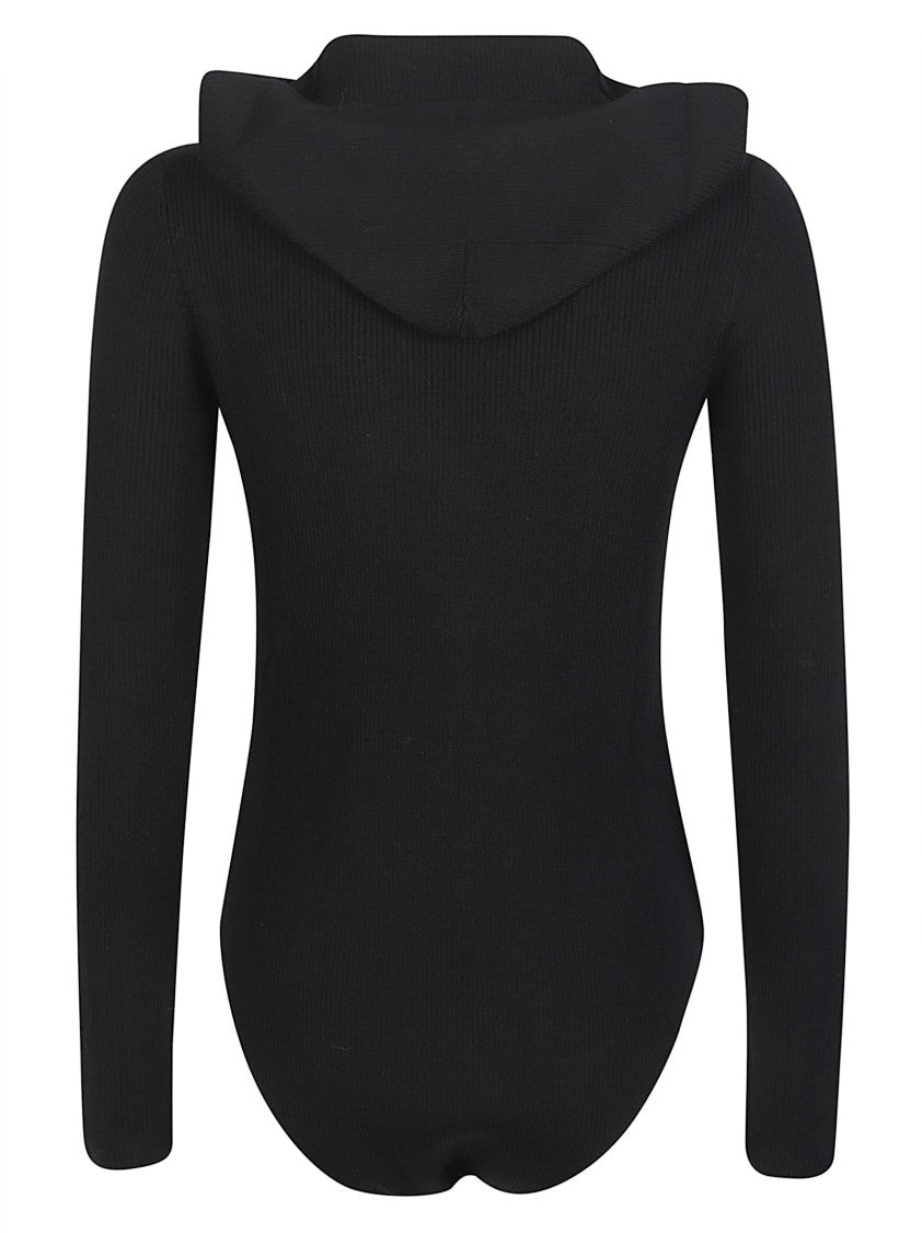 P.A.R.O.S.H. Leila Ribbed Wool Long Bodysuit