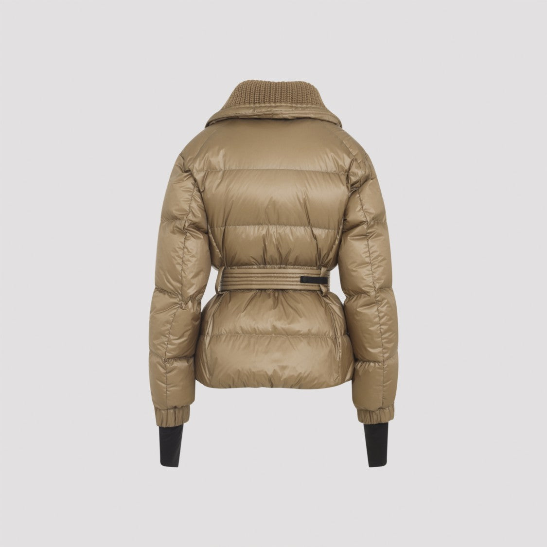Moncler Grenoble Padded Down Coat With Adjustable Belt