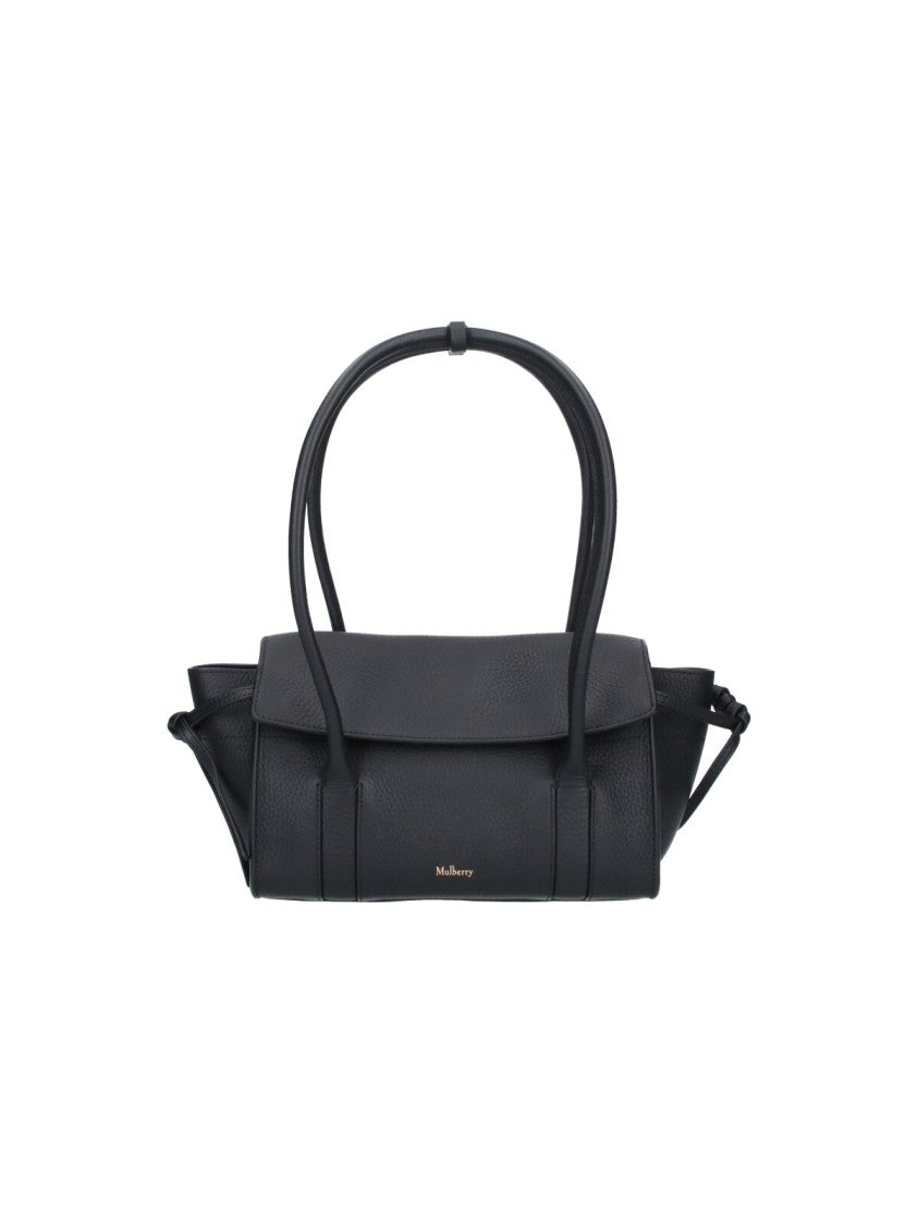 Mulberry Black Soft Bayswater Calf Leather Shoulder Bag