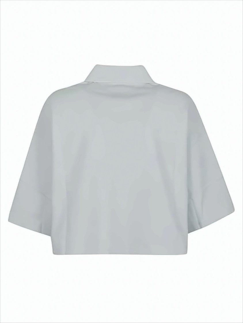 Bottega Veneta Cropped Polo Shirt With Classic Collar