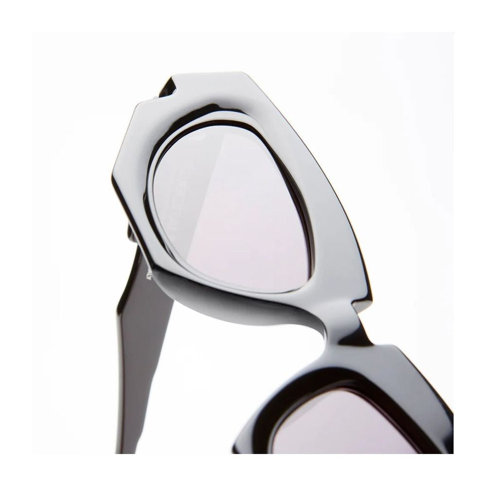 Kuboraum Mask F5 Sculptural Black Acetate Cat-Eye Sunglasses