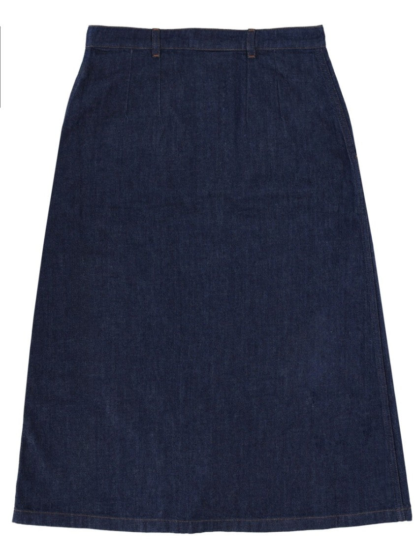 A.P.C. A-Line Front Button Skirt