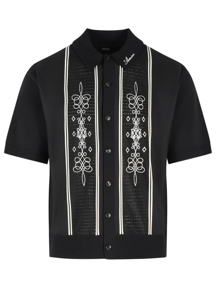Amiri Black Virgin Wool-Blend Sweater