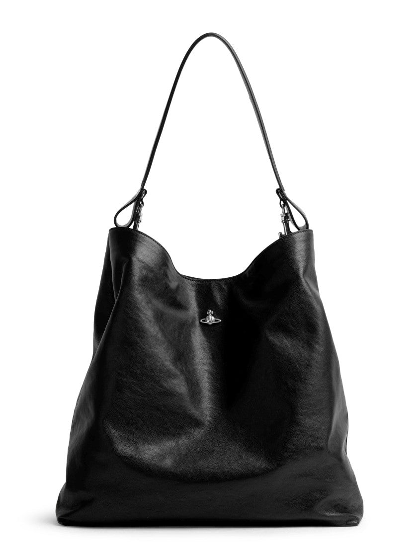 Vivienne Westwood Lottie Slouchy Detachable Pouch Large Shoulder Bag
