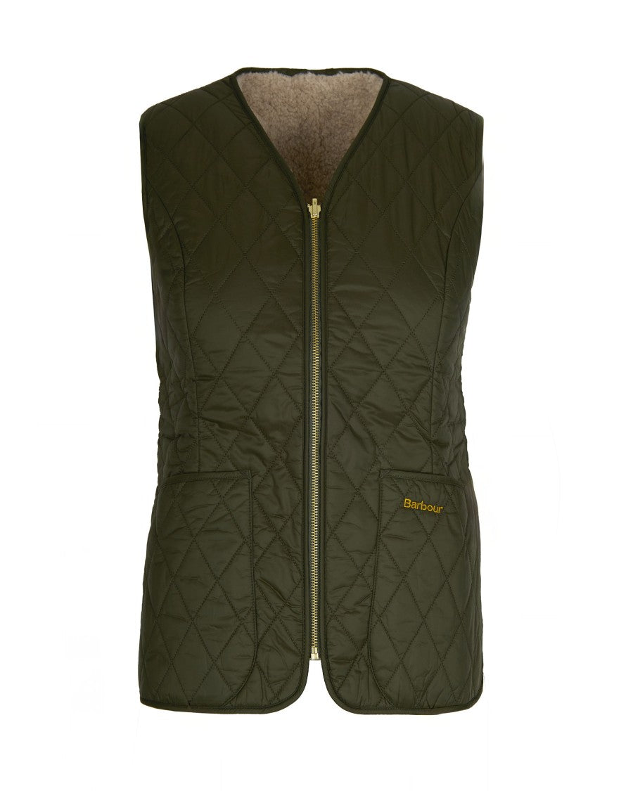 Barbour Markenfield Quilted Faux Fur Lined Sleeveless Vest