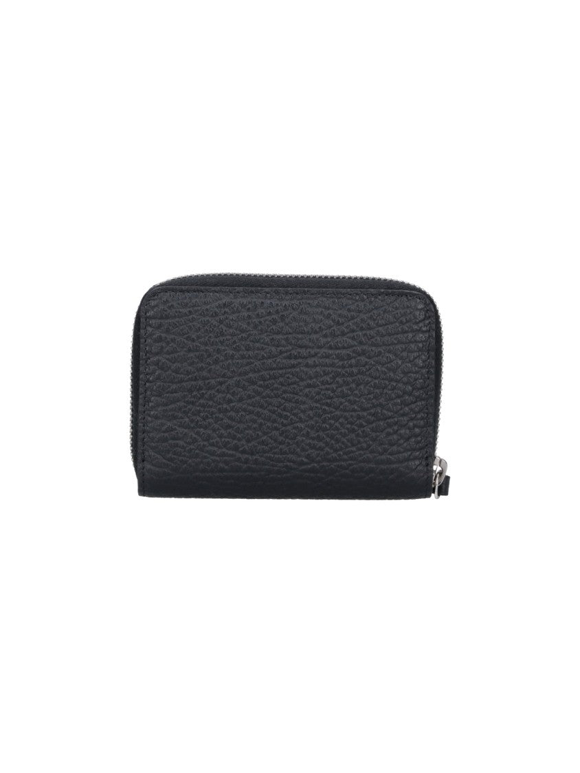 Maison Margiela Black Four Stitches Leather Wallet