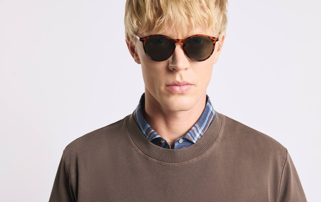 Fay Minimalist Light Brown T-Shirt With Timeless Appeal